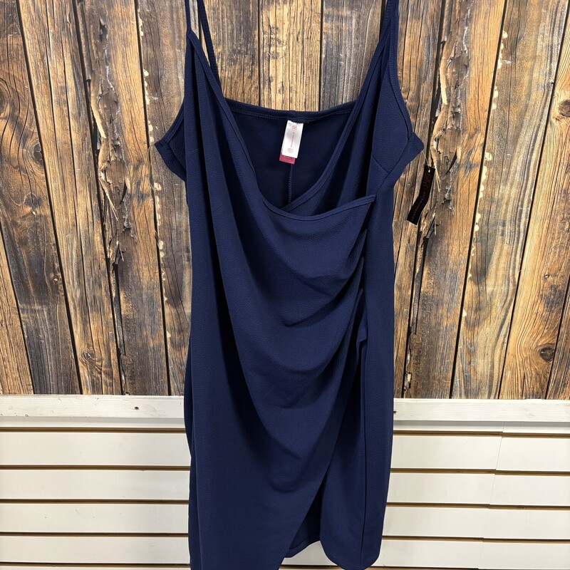NWT Navy Blue Dress, Size: XL