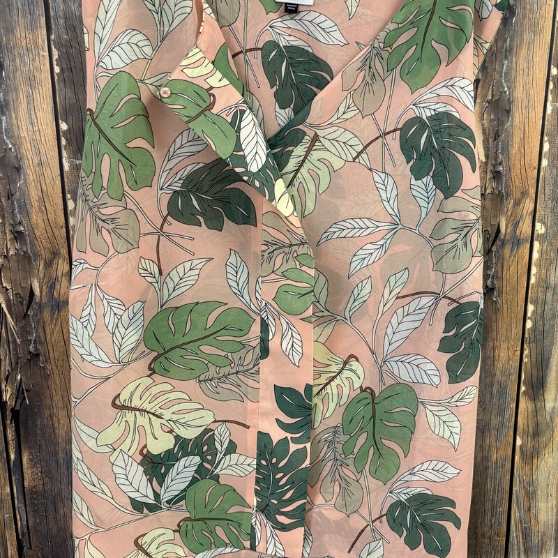 Peach/palm Silky Cabi Shi, Size: Large