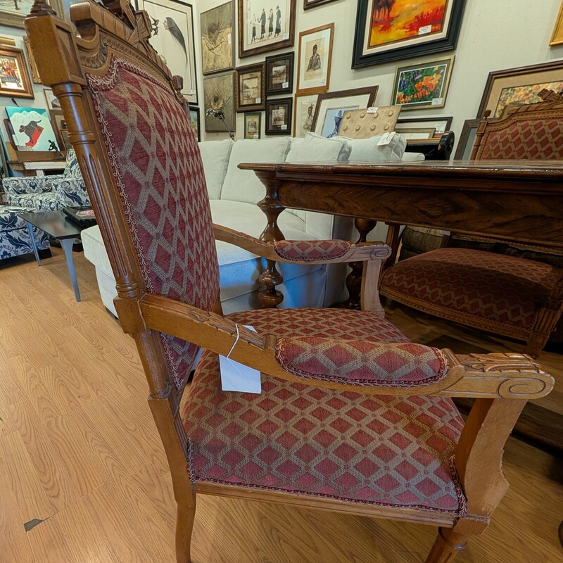 Louis XVI French Armchair, Antique, Carved
24 x 22 x 39h
