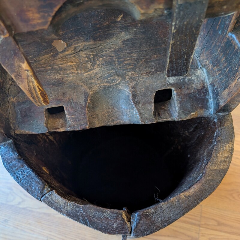 Kubbestol From Tree Trunk, 19th Cen, Scandinavian
13 Round x 25h