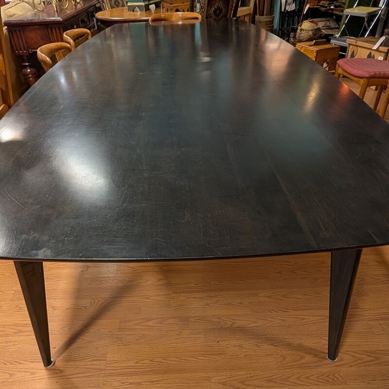 Room & Board 10ft Oval, Slant Legs<br />
49w x 120 x 29h