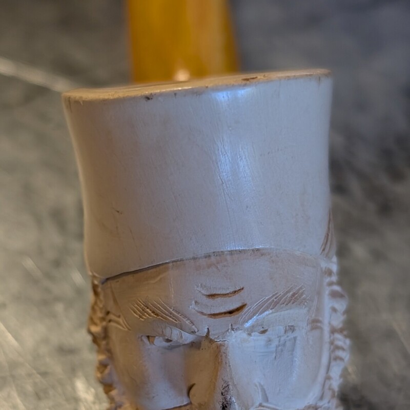 Meerschaum Block Pipe, Man W, Fez Hat