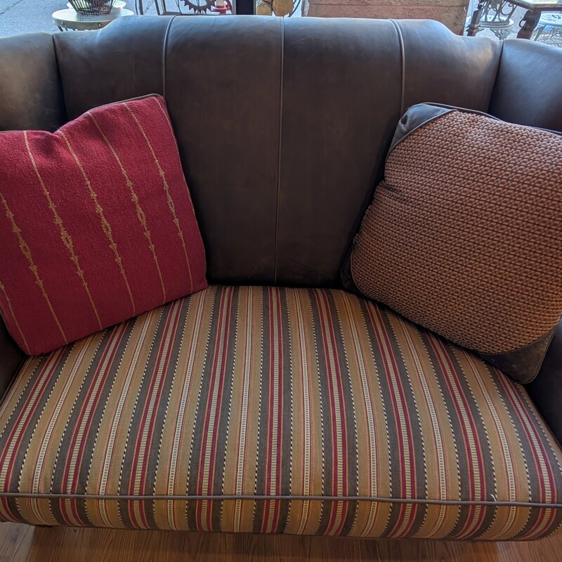 King Hickory Lthr Lveseat