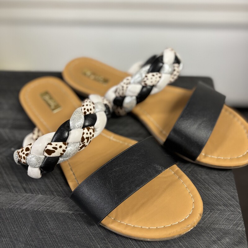 Braided Sandals, Size: 9