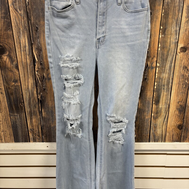 Lightwash Flared Jeans, Size: 9