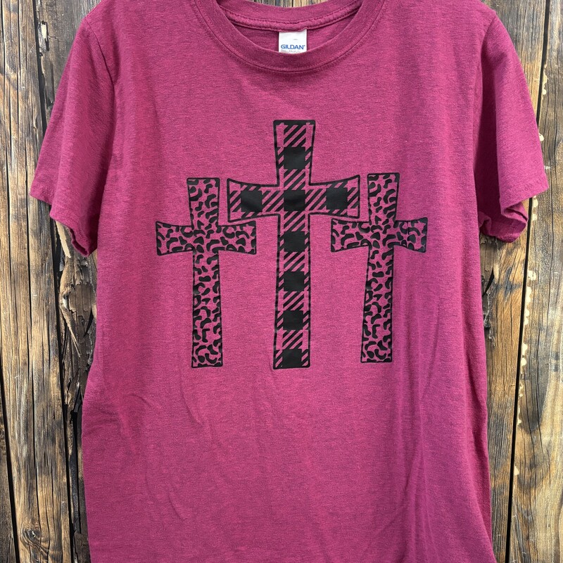 Pink Cross Shirt, Size: M