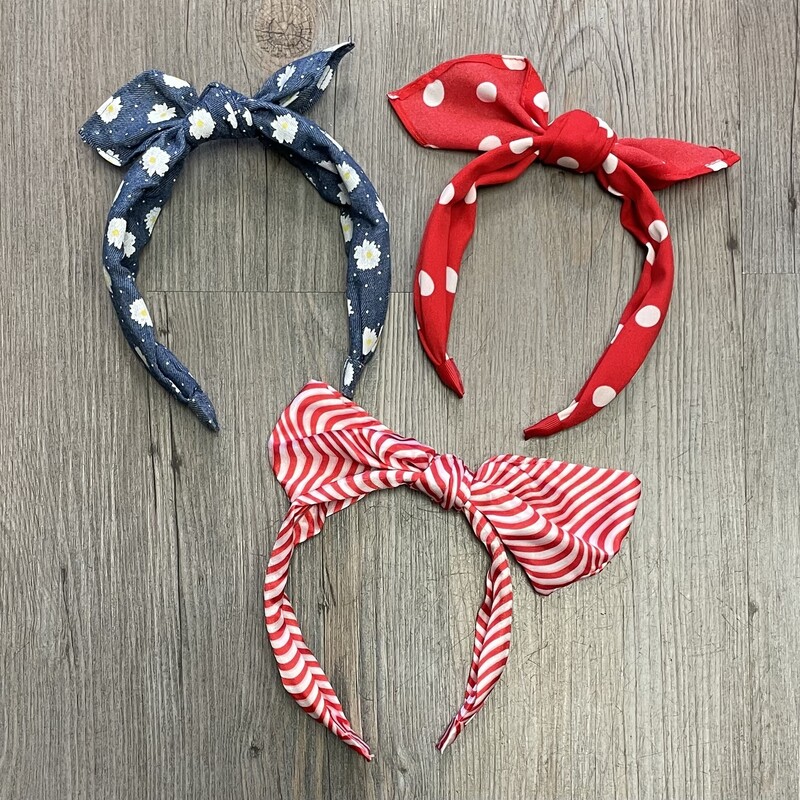 Assorted Headbands, Multi, Size: 3 Pcs