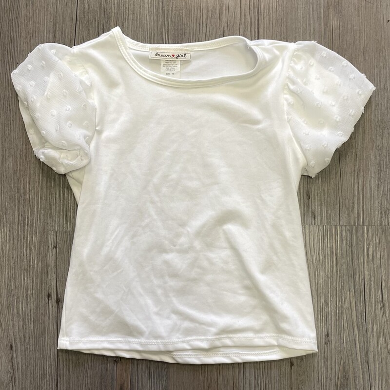 Dream Girl Tee, White, Size: 7-8Y