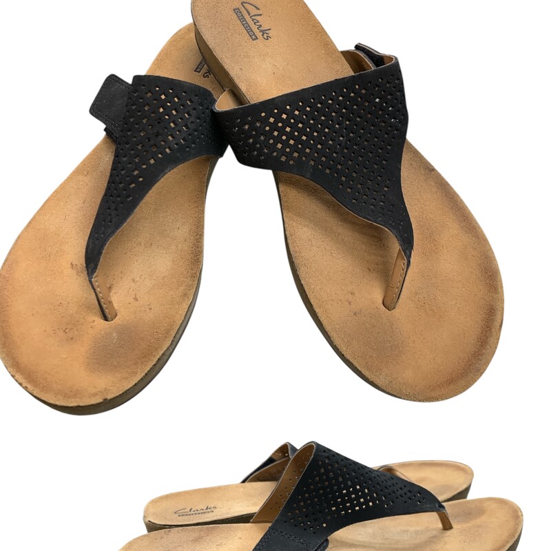 Clarks, Black, Size: 10