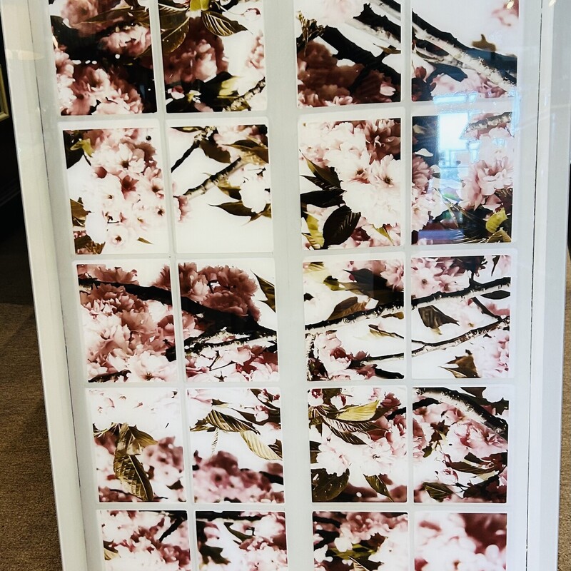 Cherry Blossom Pane on Acrylic
Pink White Brown
Size: 36x24H