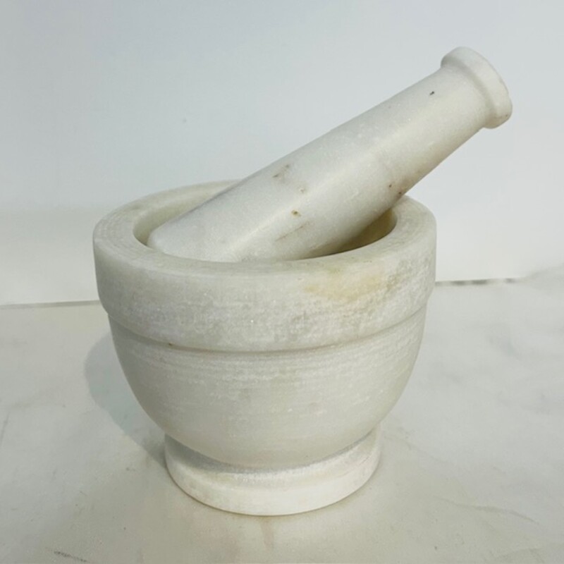 Marble Mortar & Pestle