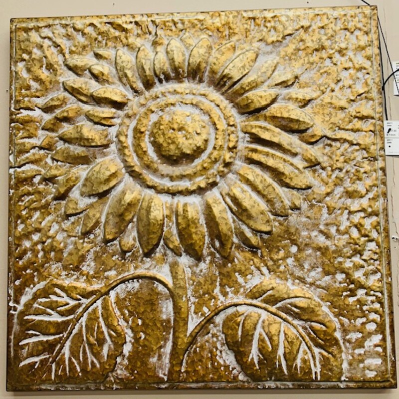 3D Metal Sunflower Art