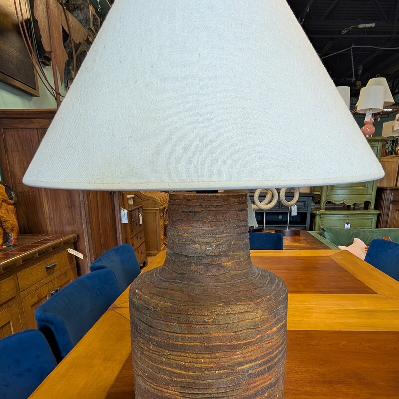Currey & Co Crossroads Pottery Table Lamp, Grooved
20w x 29h