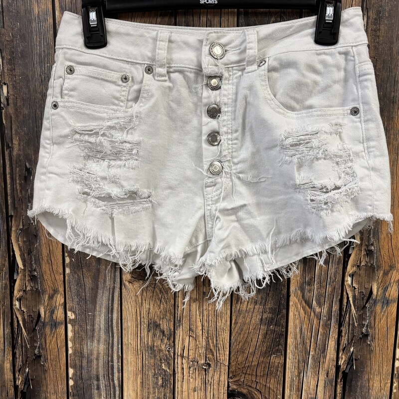 White AE Shorts, Size: 6