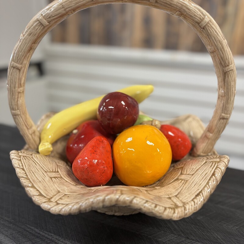 Glass Fruit Basket, Size: 10x11