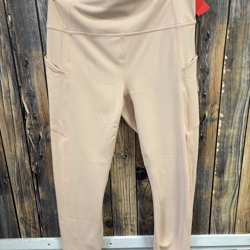 Peach Fabletics Leggings, Size: M
