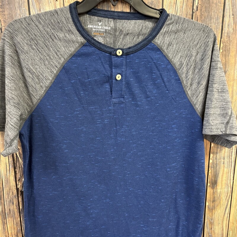 Blue/gray American Eagle, Size: Med