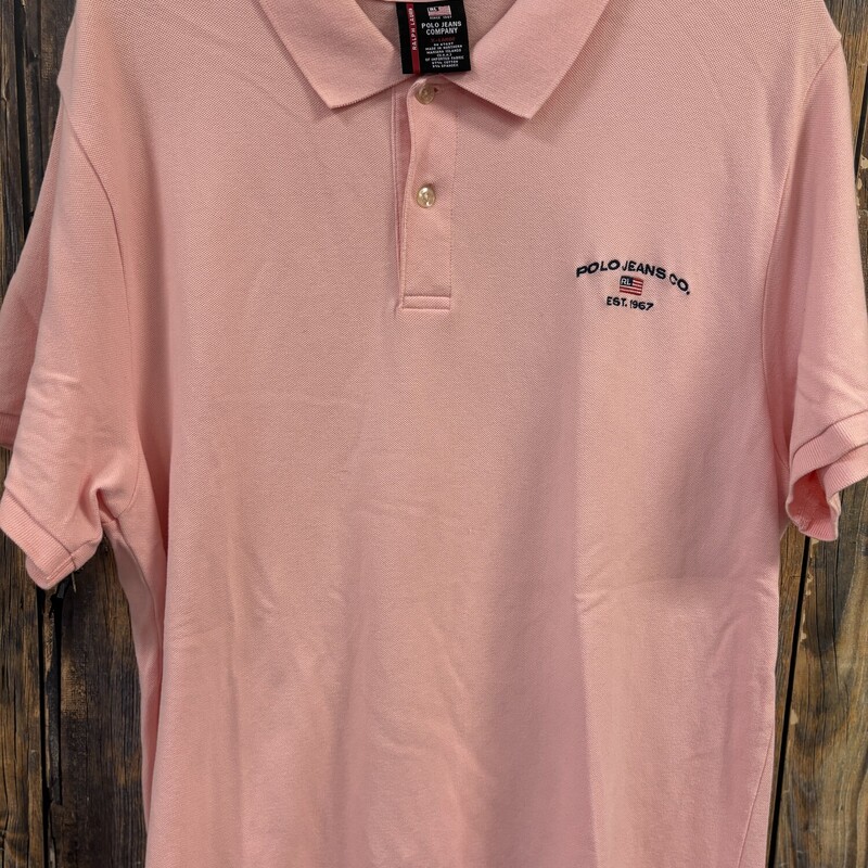 Pink Ralph Lauren Shirt, Size: Xl
