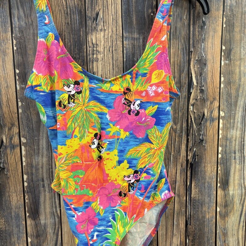 Mickey One Piece Swimsuit, Size: 12