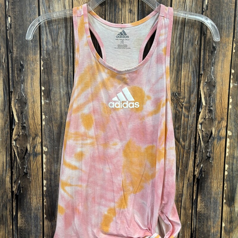 Tie Dye Adidas Tank, Size: 14