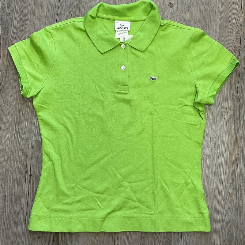 Lacoste Polo Short Sleeves, Green, Size: 40 Original Size
Fits 12 -14Years Old