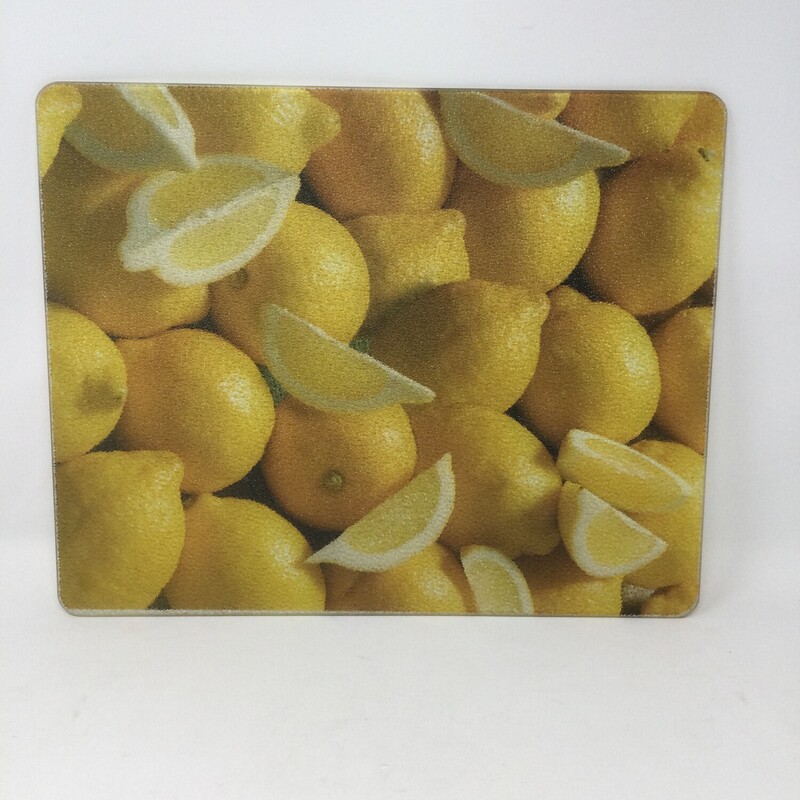 Glass Cutting Board Lemon