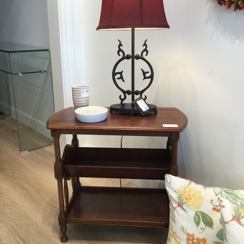 Vintage Side Table Magazi