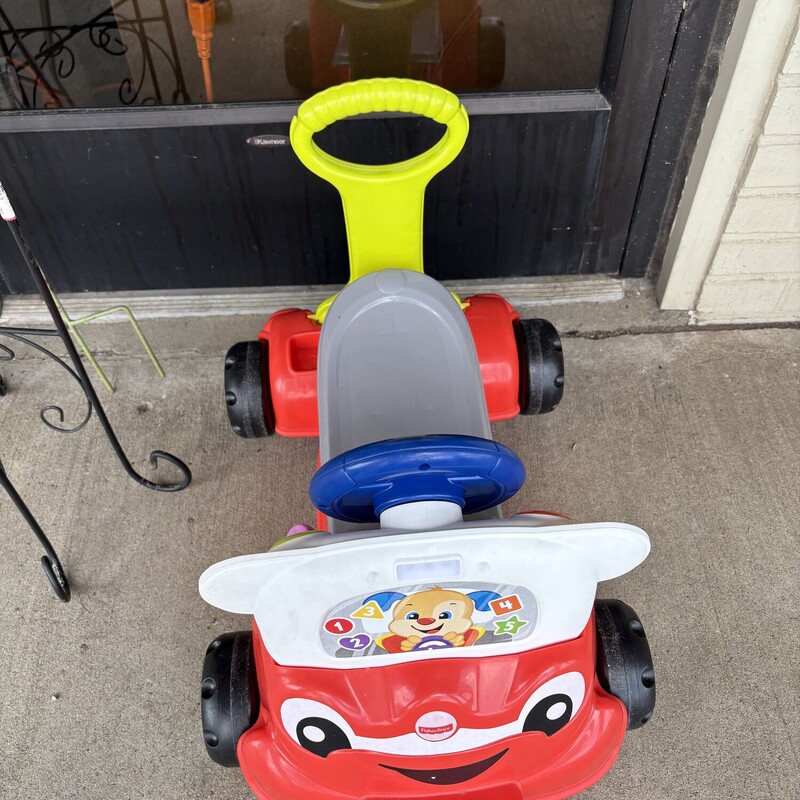 Little Red Push Car