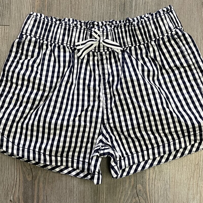 Gap Gingham Shorts, Navy, Size: 10Y