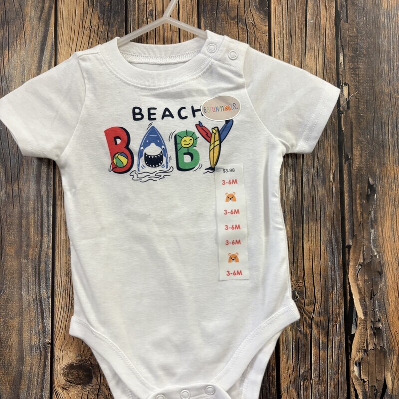 NWT Beach Baby Onesie, Size: 3-6 M