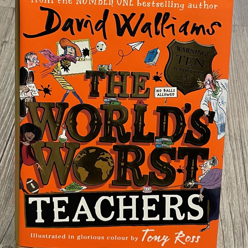The World Worst Teachers, Orange, Size: Hardcover