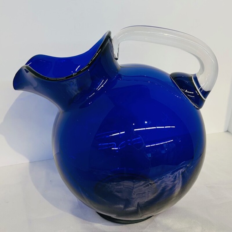 Tilt Modern Glass Pitcher
