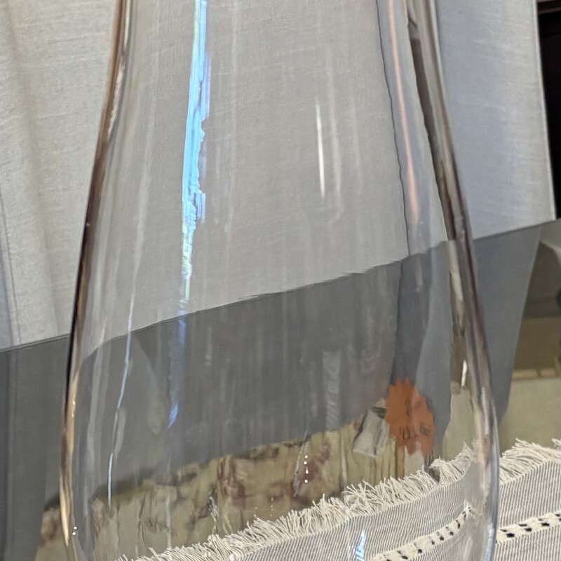 Footed Glass Tiered Vase