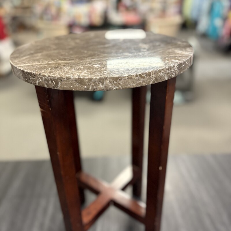 Brown Marblw Table