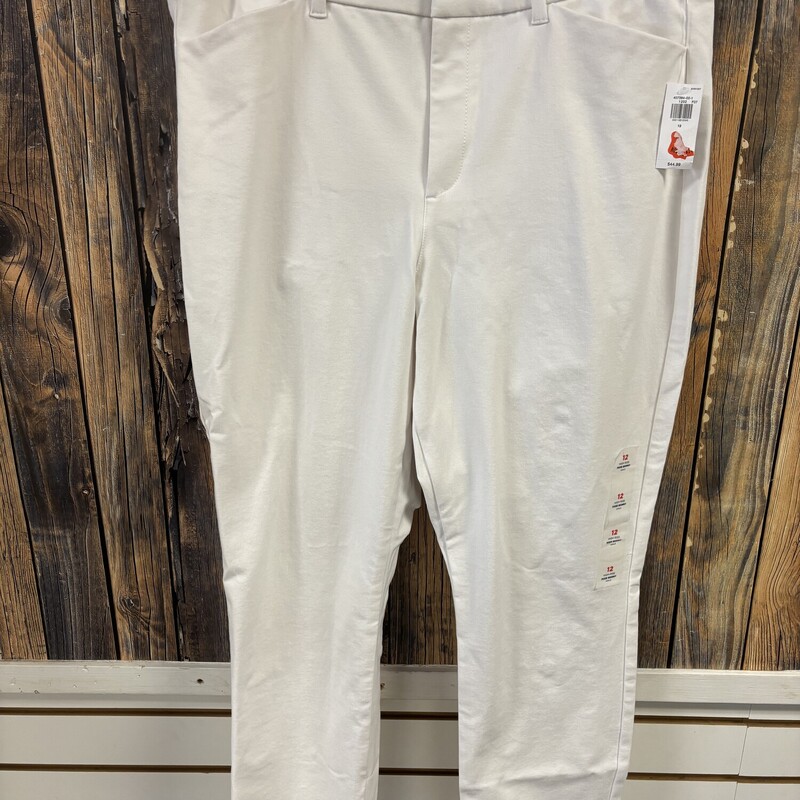 NWT White Old Navy Pants, Size: 12