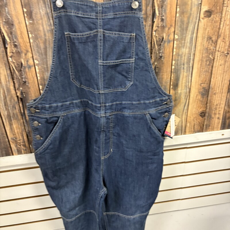 New Jean Overalls, Size: Large