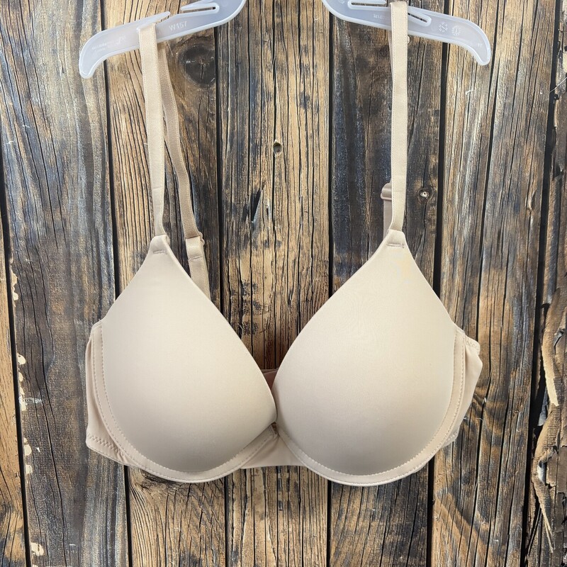 Beige PINK Bra, Size: 34B