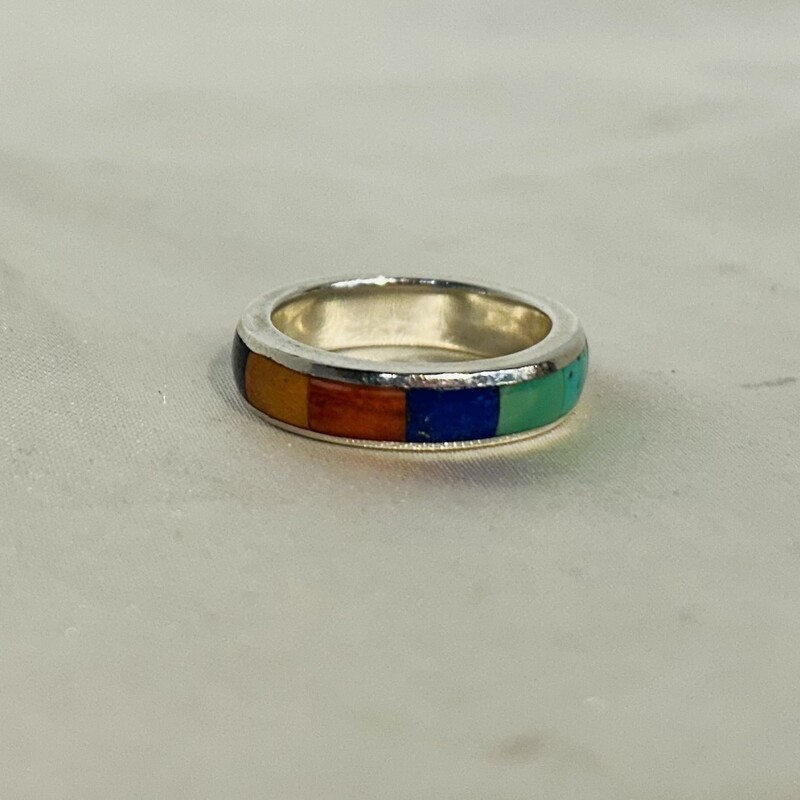 925 Navajo Inlay Band