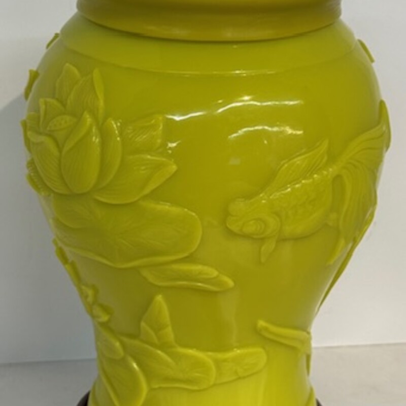 Neon Lotus Ginger Jar