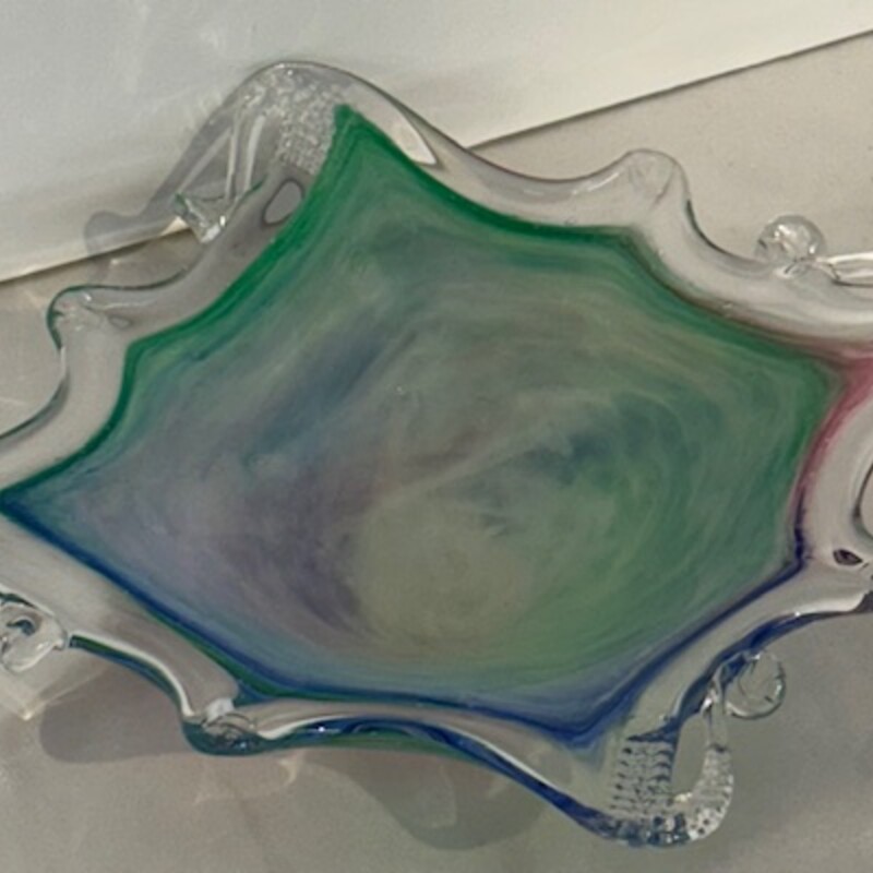 Abstract Splat Glass