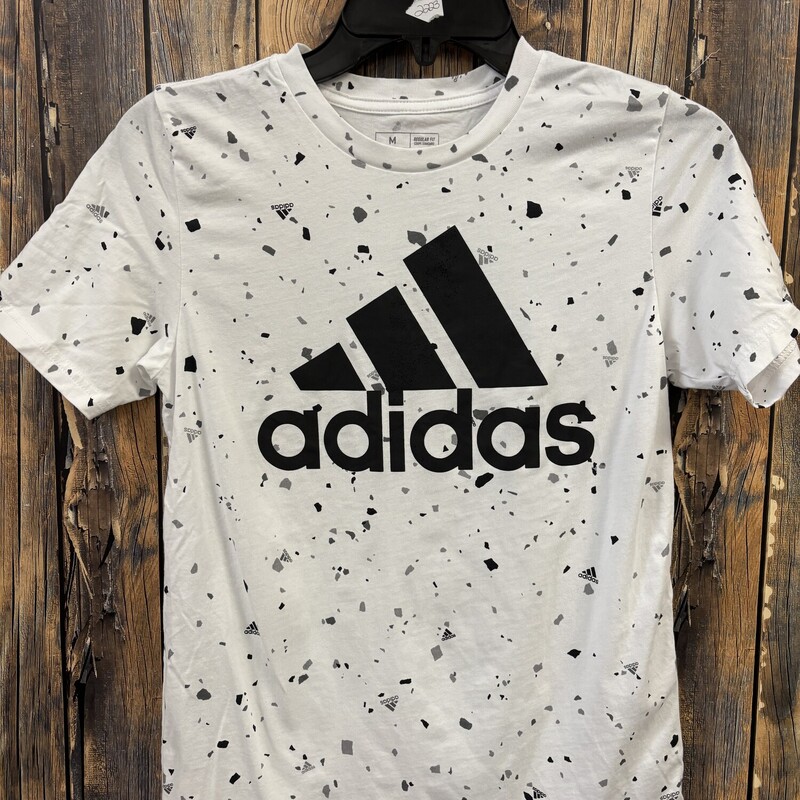Black Splatter Adidas Shirt, Size: S