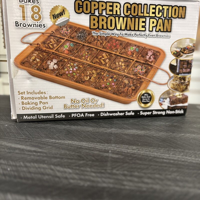 Copper Brownie Pan