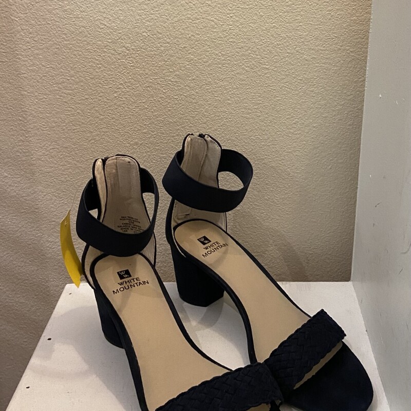 Nvy Suede Ankle Heel