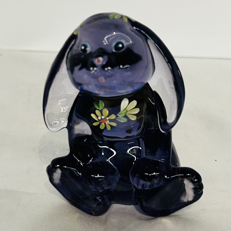 Fenton Floral Bunny