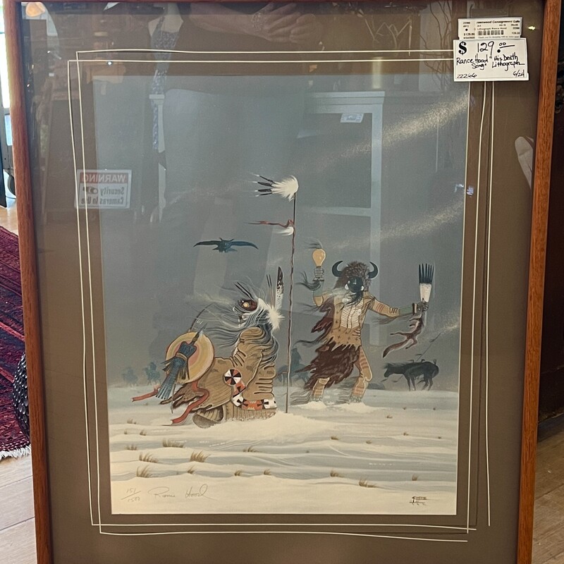 Lithograph Rance Hood
