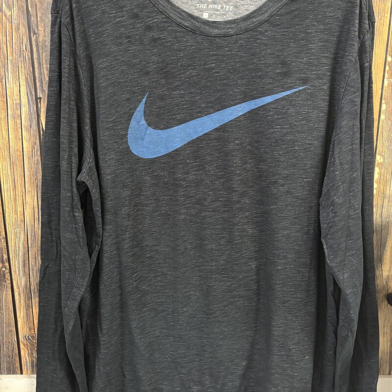 Nike Blue Swish Shirt, Size: L