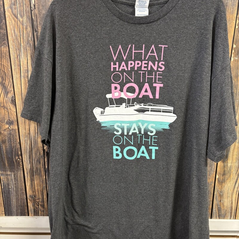 What Happens On The Boat, Size: 2XL