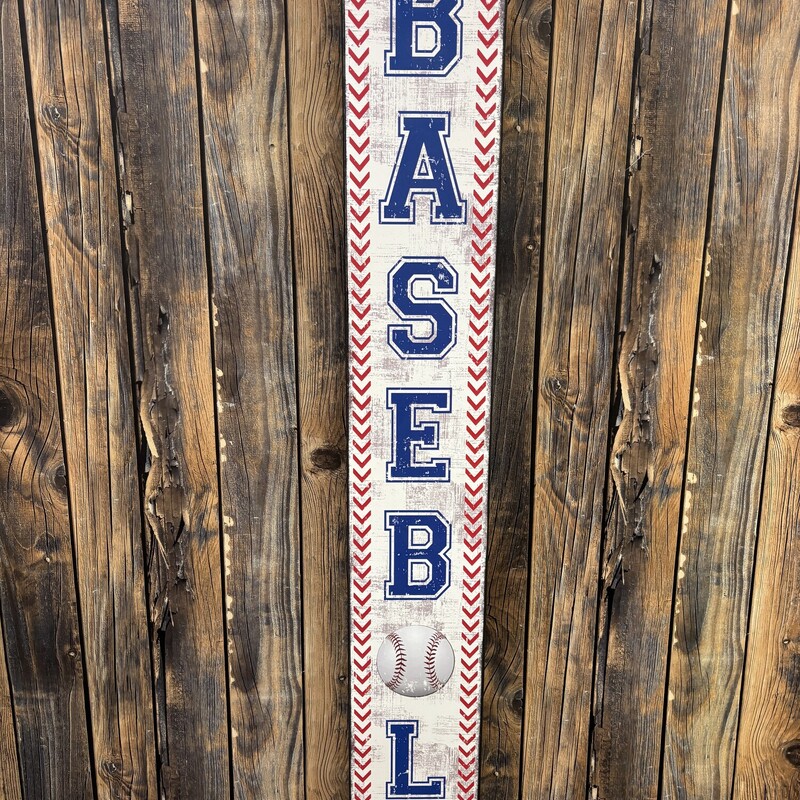 Baseball Sign Decor, Size: 36x5 In