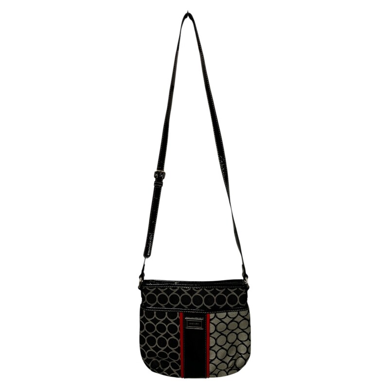 Nine West Crossbody, Blk/grey, Size: S