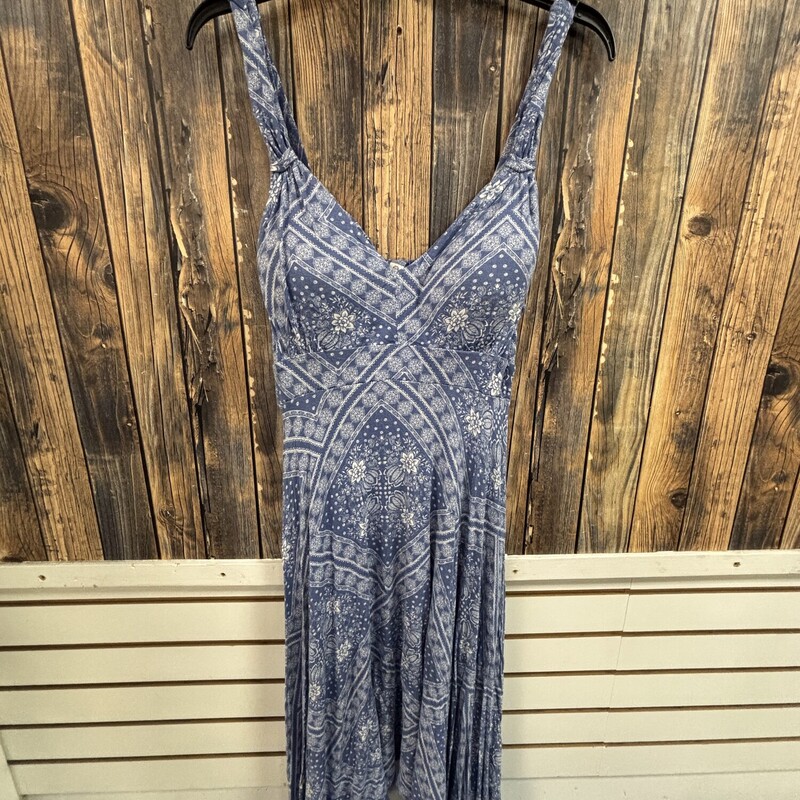 Blue Bandana Dress, Size: XL
